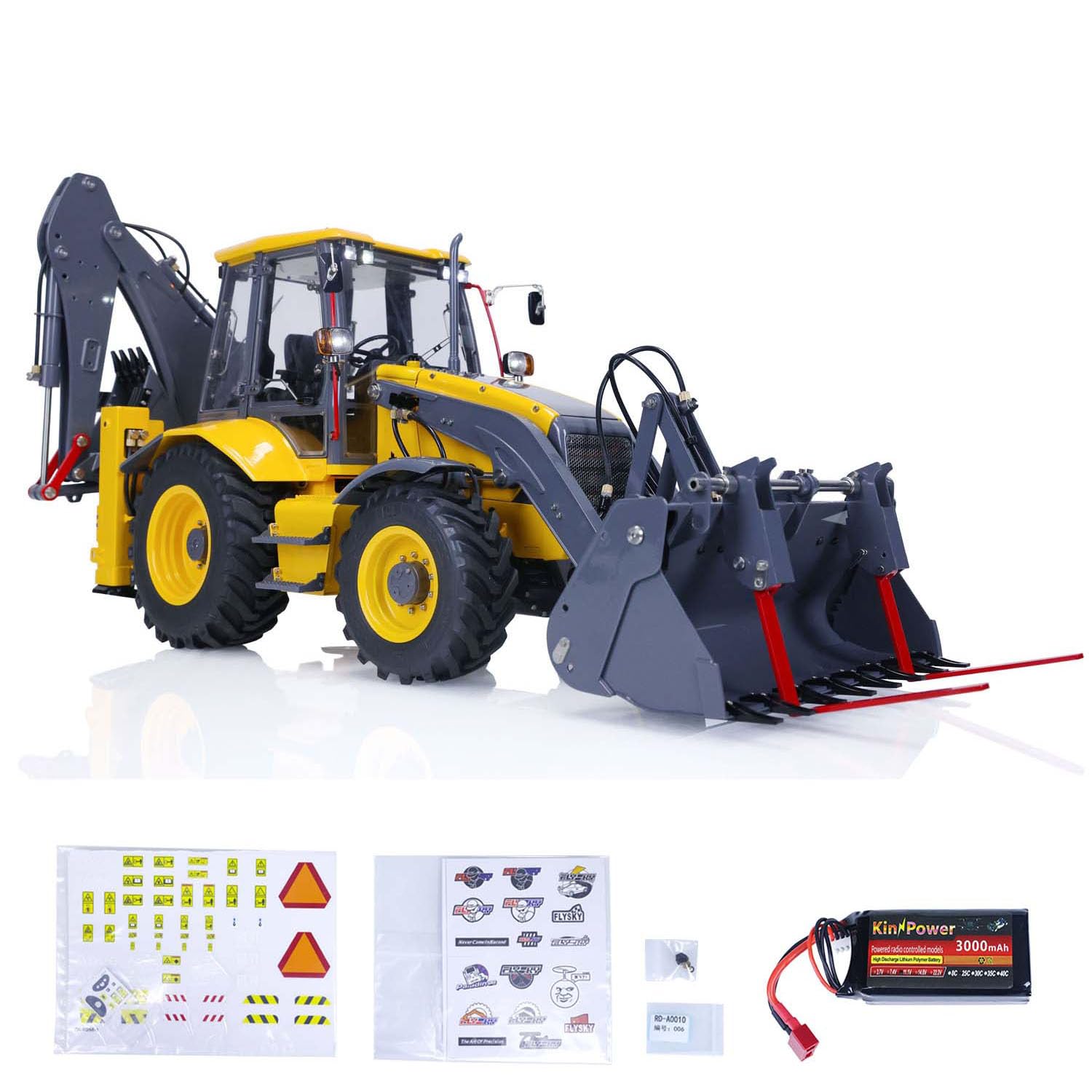 TOUCAN RC HOBBY 1/14 Escavatore idraulico controllato a ruote 946 Pl18Ev con ruote Escavatore da demolizione telecomandato Pinza