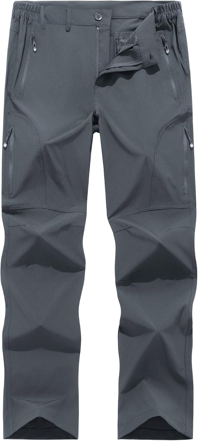 Gash Hao Mens Hiking Pants Quick Dry Lightweight Waterproof Breathable