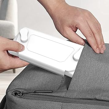 ASUS ROG Ally ile Uyumlu Ön Kapaklı Yükseltilmiş Ultra İnce TPU Koruyucu Kılıf, Darbe, Kaymaz ve Çizilmez Tasarım Kapak Koruyucu (Beyaz)