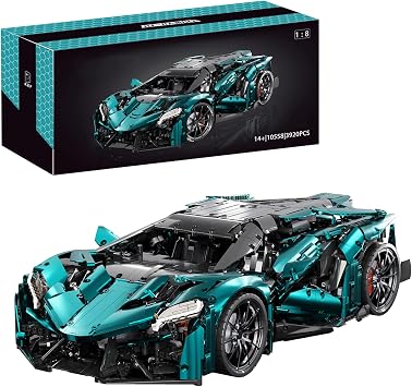 Tecnic-Drakuma Sports Car Building Set, 18 Scale Advanced Collectible Hypercar Model for Adults, Age 14+, Detailed Supercar to Display or Room Decor, Great Gift for Fans, 3920PCS, A-10558