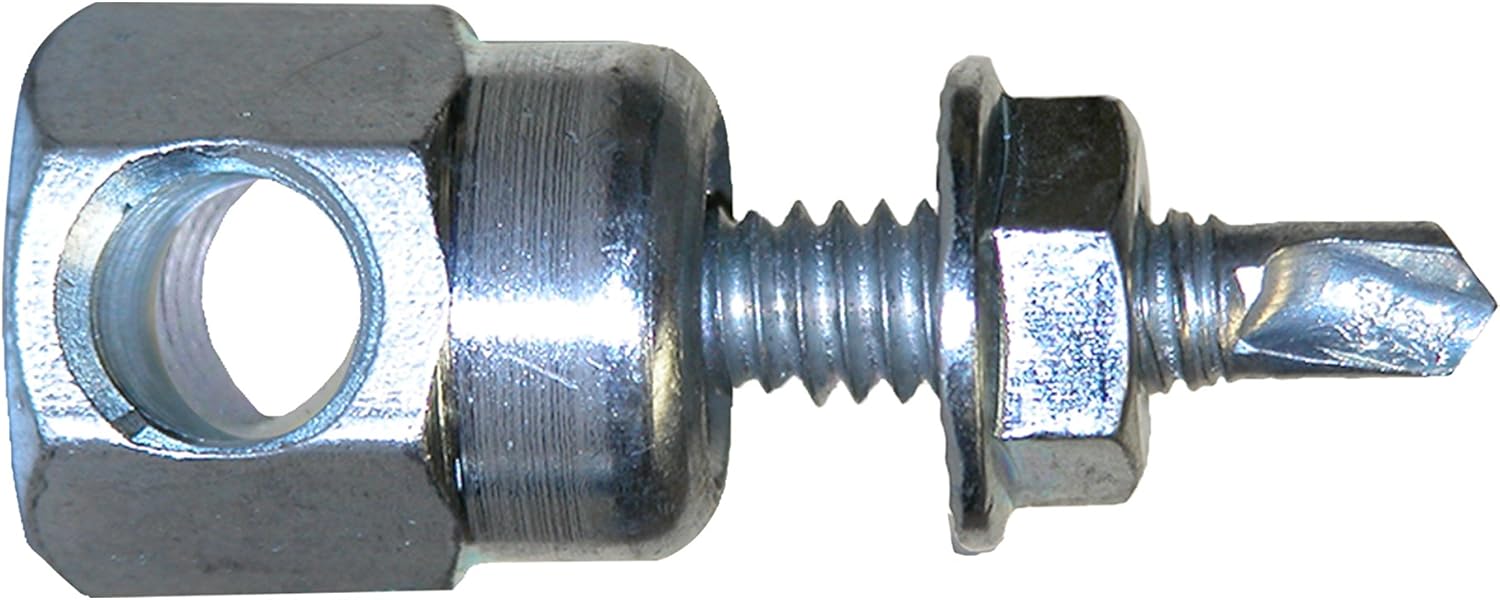 Sammys 8056957-25 Horizontal Rod Anchor Super Screw with 3/8 in. Threaded Rod Fitting, 5/16-18 x 1 1/4'' Screw, for Steel (Pkg.=25)
