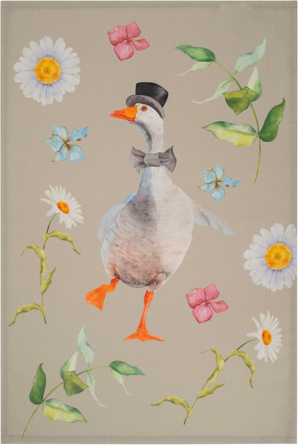 GOTS Organic Cotton Kitchen Towels, Set of 3 (18 x 28 in) | Printed Tea Towels & Dish Towels | Soft, Absorbent, Quick-Dry | Hanging Loop - Image 8