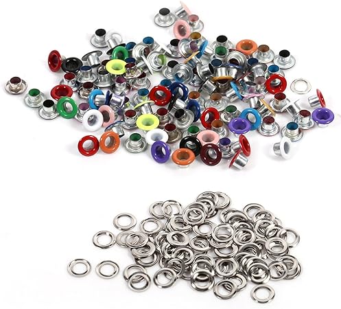 500 Stück Metallösen Set - 3mm Durchmesser, Gemischte Farben Für Scrapbooking & Basteln