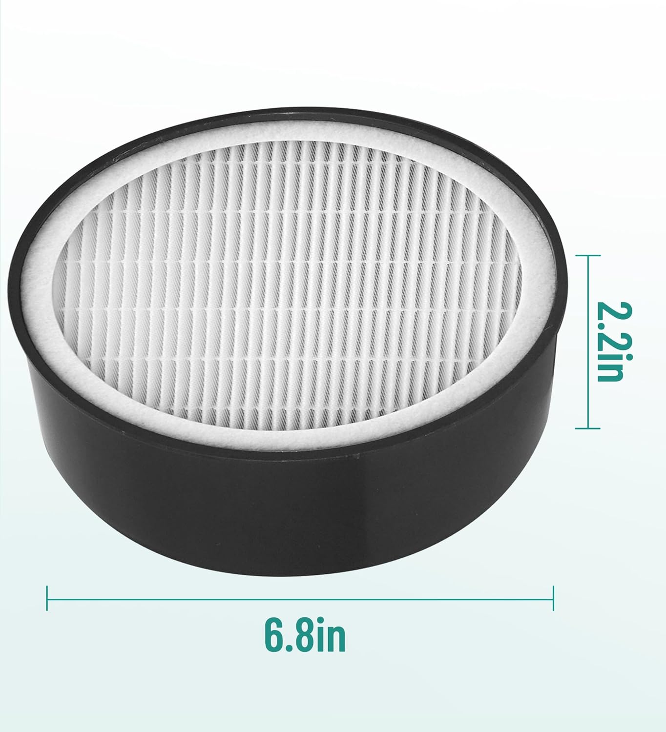 2 Counts Byseacore HAP600B Replacement Filter Compatible with Holmes Egg Air Purifier 360° HAP600B-TU
