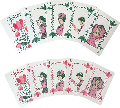 Miniatura 2 de Steel Mill & Co Book Lovers - Juego de 2 cartas para lectores en caja de almacenamiento temática de libros (mujeres pequeñas)