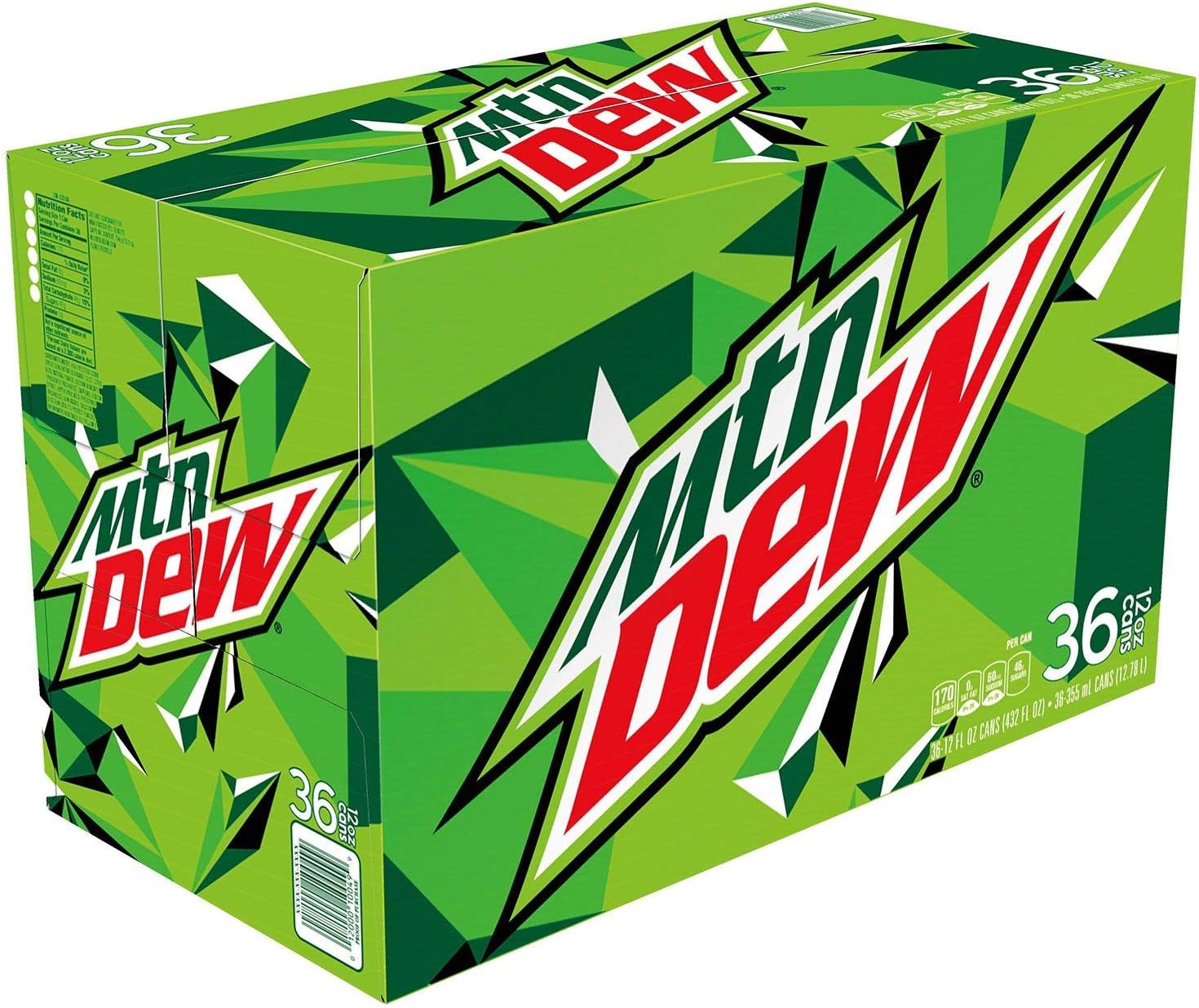 Amazon.com : Mountain Dew, 16.9 Fl Oz Bottles, 6 Pack : Grocery ...