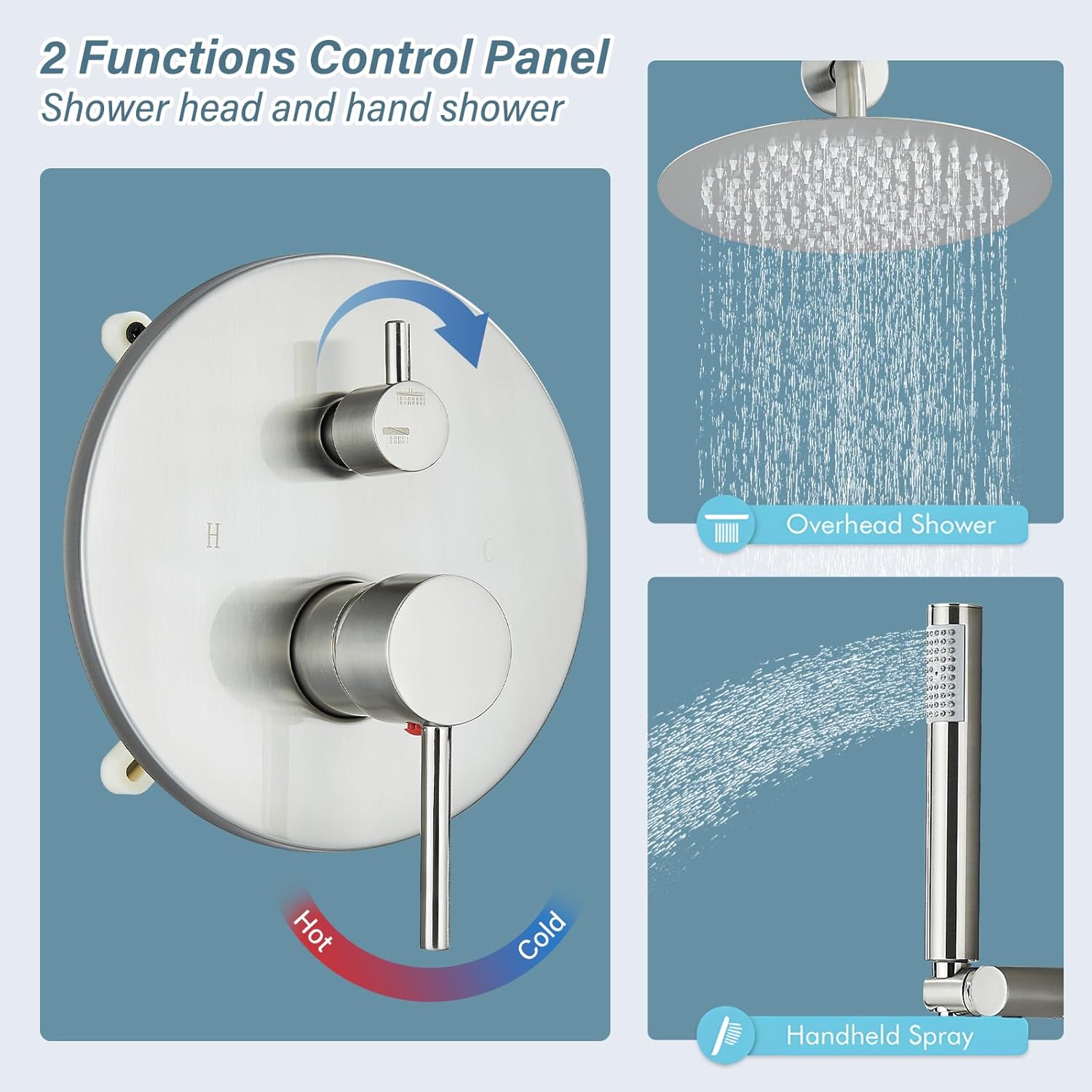 Votamuta Shower System Installation and User Manual (Model B07QQX2GT5)