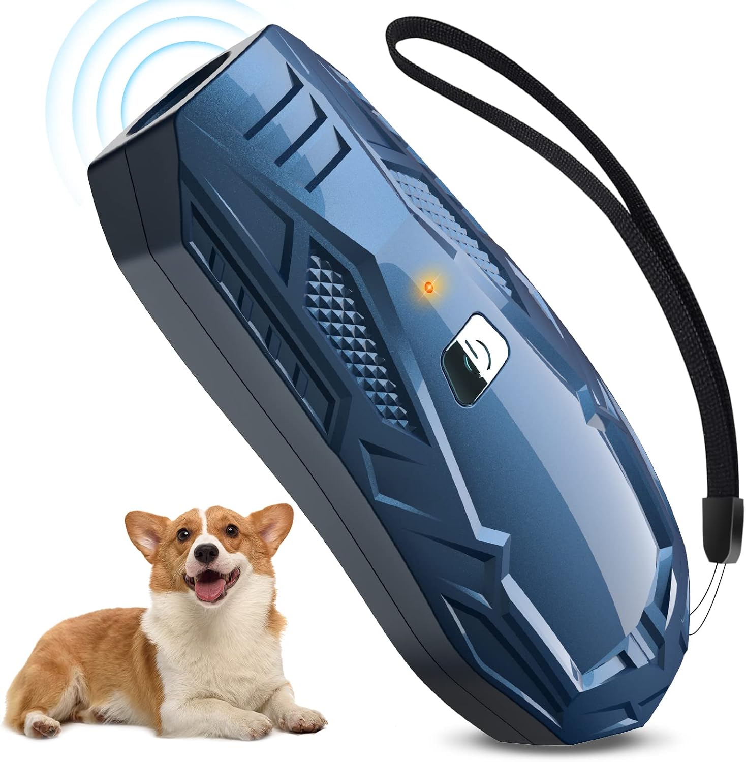 Ultraschall Anti-Bell Gerät Für Hunde - Wiederaufladbar Mit LED Taschenlampe