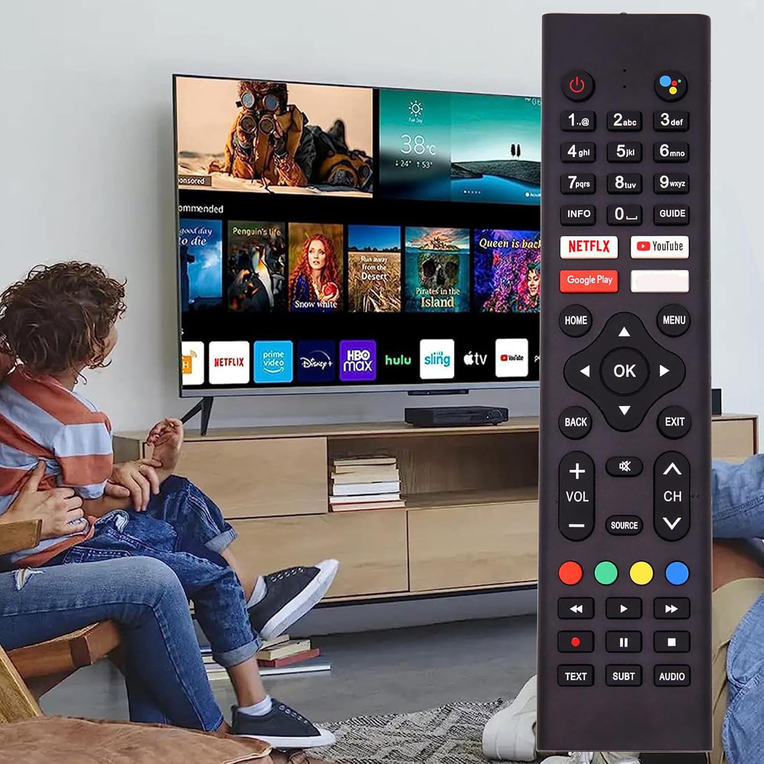Telecomando Originale Sceptre 8142026670099K Per TV Android A322BV, Serie UMC A515CV - Foto 5