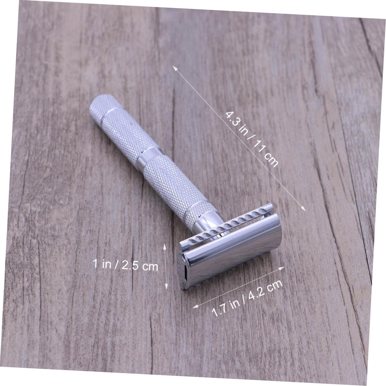 Cabilock Double Edge Safety Razor Stainless Steel Men’s Razor Shaver Sturdy Shaving Tool for Precise Grooming at Home and Travel
