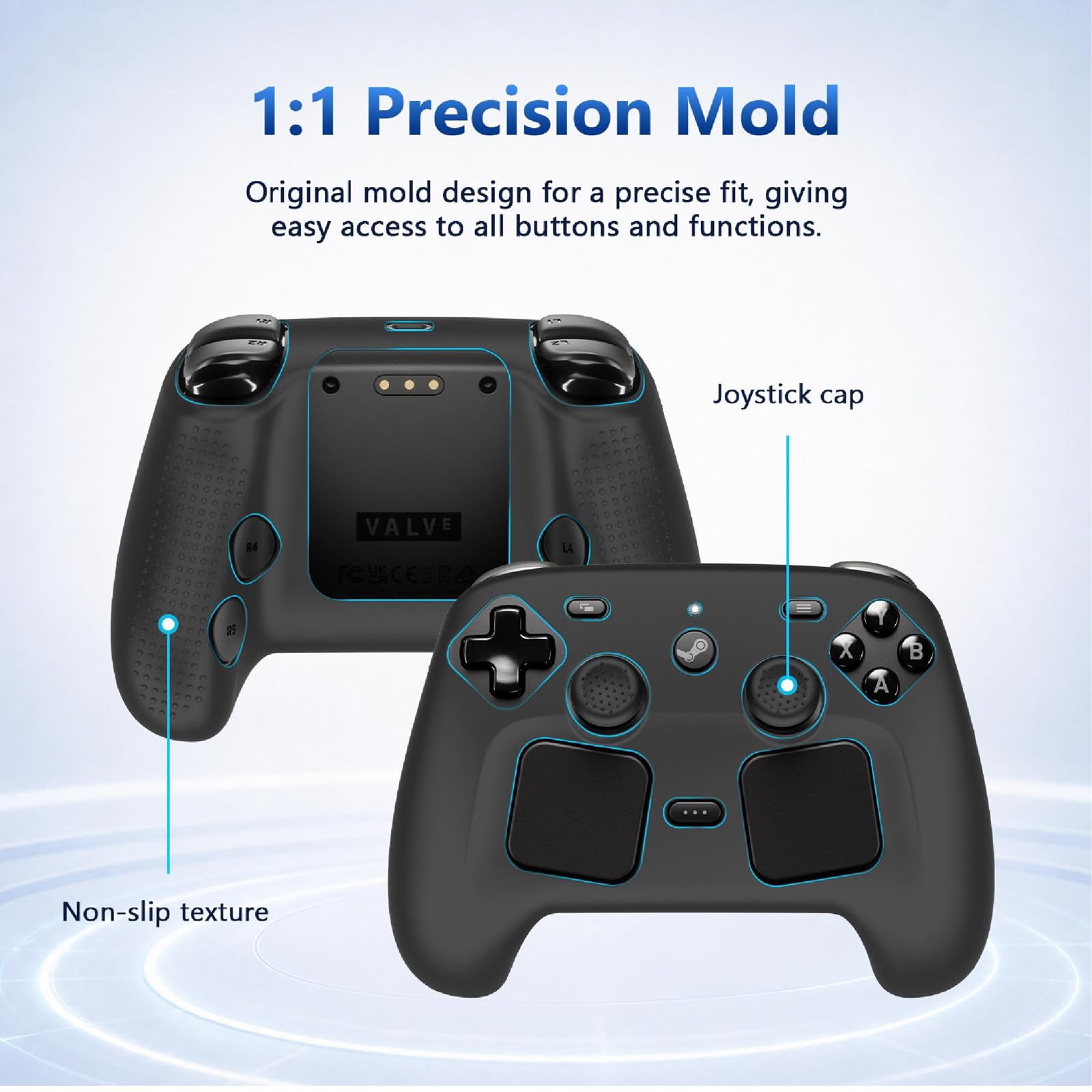 GIOPUEY Cover Compatibile con Valve Steam Controller 2026, Cilicone Custodia, Ultrasottile Case Cover, Antiurto, Resistente ai Graffi - Rosa GIOPUEY Cover Compatibile con Valve Steam Controller 2026, Cilicone Custodia, Ultrasottile Case Cover, Antiurto, Resistente ai Graffi - Rosa