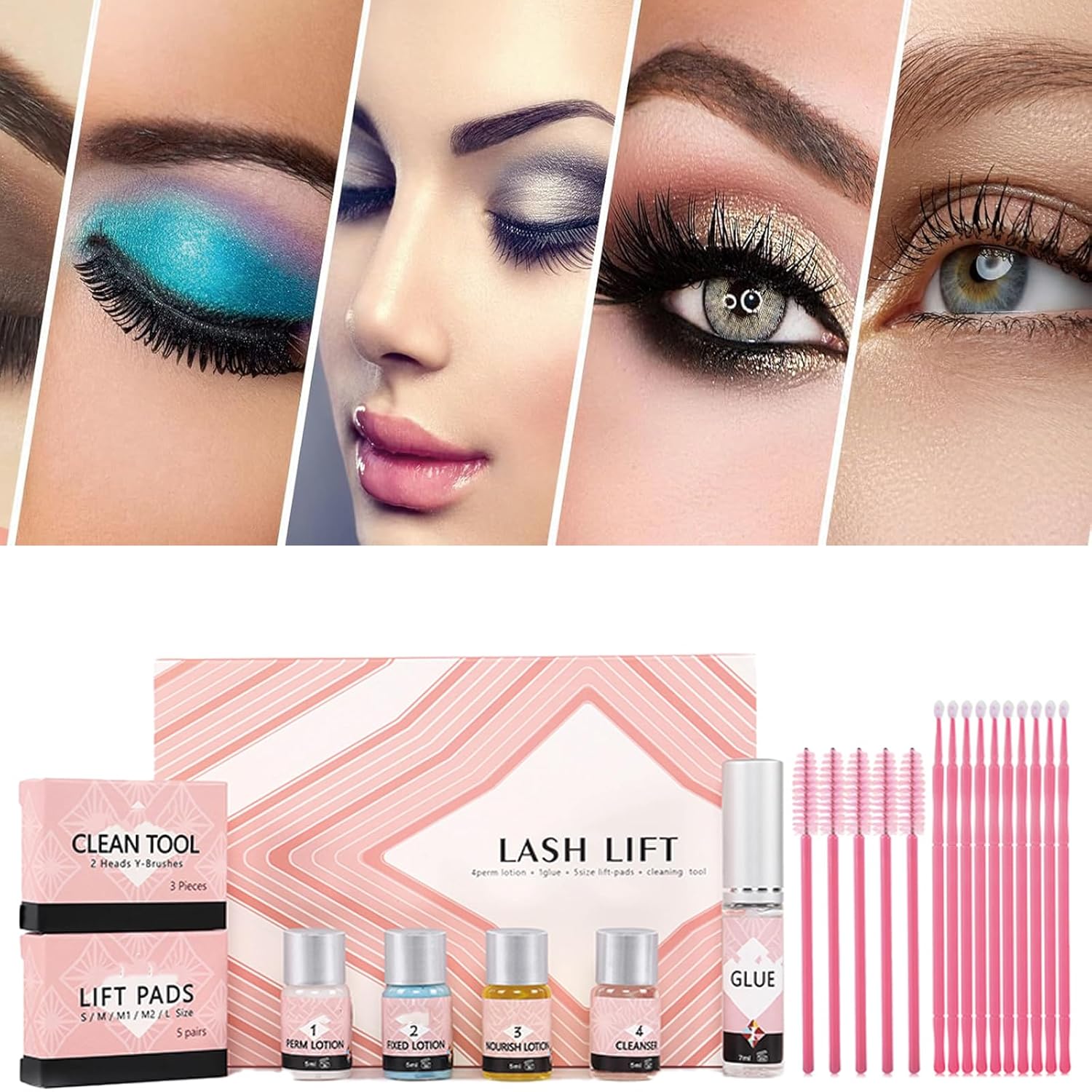 2026 Lash Lift and Tint Kit for Beginners - Professional Eyelash Lift Kit with 5-Minute Quick Curl, Safe & Gentle At-Home Lash Lifting for Natural Lashes