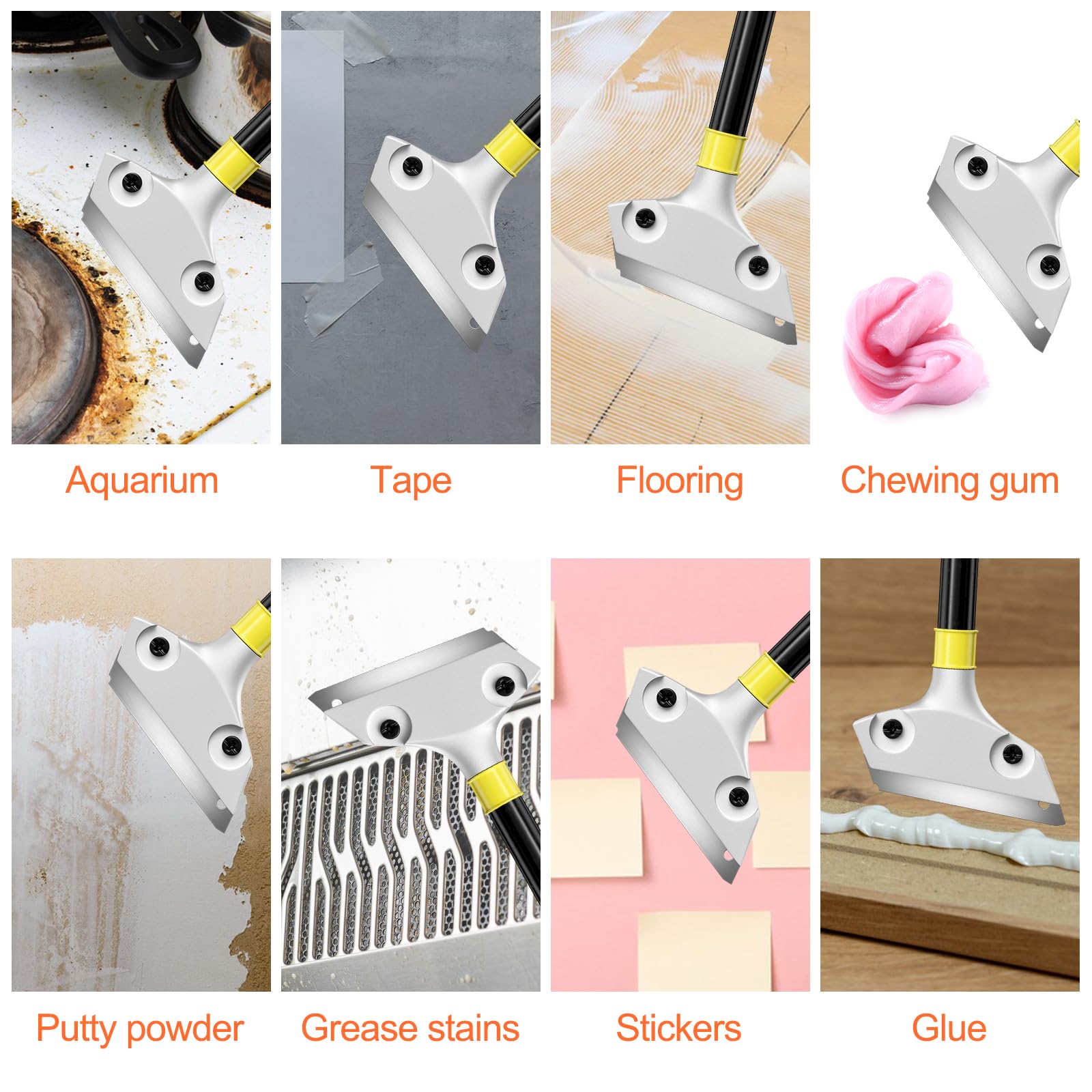 100 Lame Di Ricambio Per Raschietto - Acciaio Inox, Doppio Taglio, 4x1.9cm, Per Pulizie Vetro E Ceramica - Foto 3