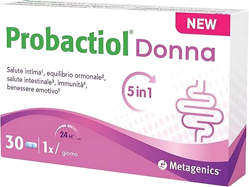 Metagenics Probactiol Donna - Probiotico 5-in-1 per la Salute Femminile - 30 Capsule Generico - integratore