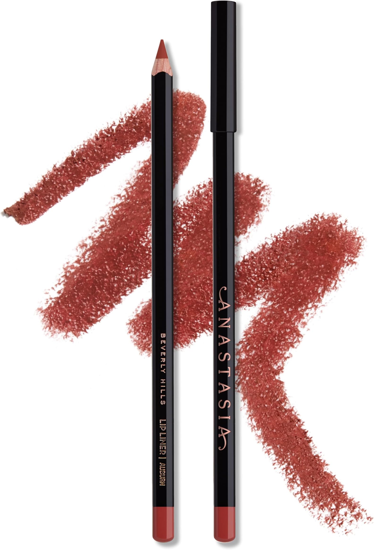 Anastasia Beverly Hills Lip Liner - High-Definition Matte Lip Pencil with Creamy Wax Formula, Smudge-Proof Designer Lip Definer - Auburn