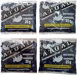 Veneno Mata Rato Raticida Semente Girassol Azul Venda Livre = 48 Unidades