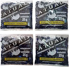 Veneno Mata Rato Raticida Semente Girassol Azul Venda Livre = 48 Unidades
