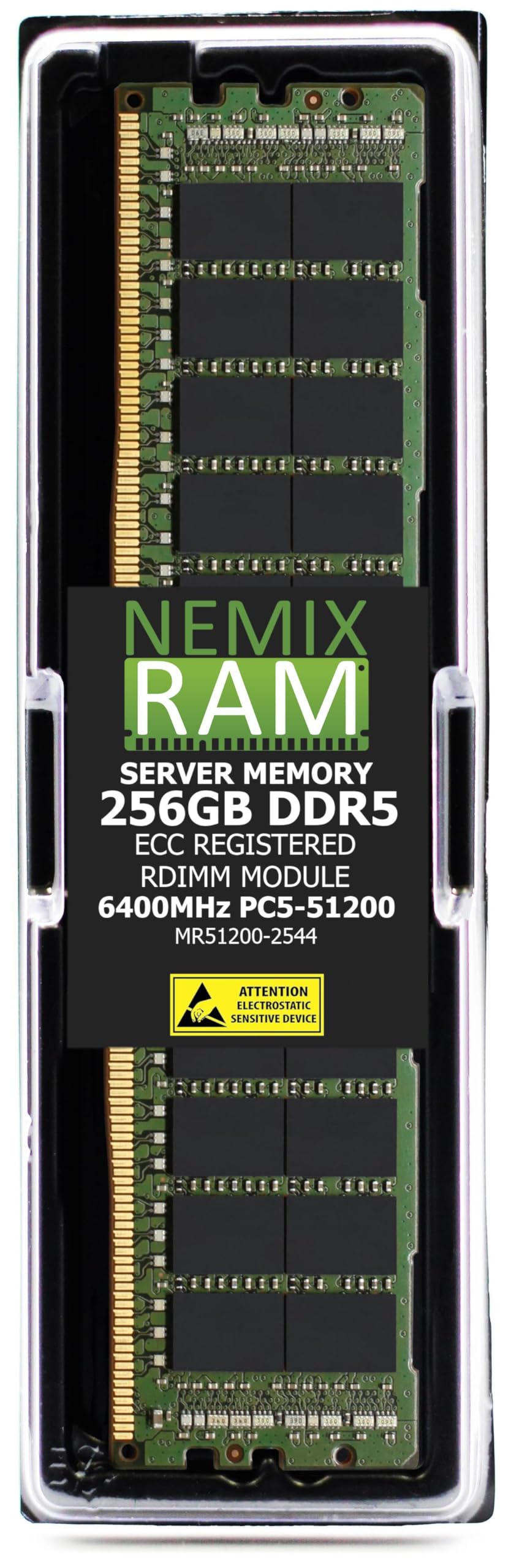メモリー DDR5 32GB NEMIX RAM 256GB (1X256GB) DDR5 6400MHZ PC5-51200 CL52 4Rx4