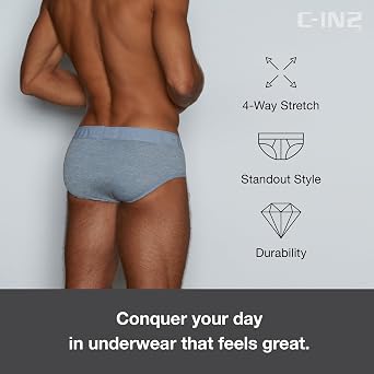 C-IN2 Hand Me Down Mid Rise Brief|Blue-Small