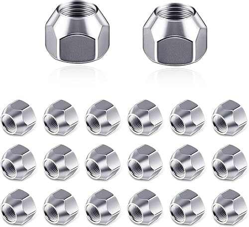 gunhunt Tapón de tuerca de neumático de automóvil de 12-20 pulgadas, tornillos antirrobo, tuercas de llanta de extremo abierto, para automóvil,