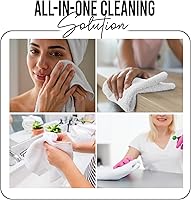 Vista 234 de DAN RIVER Juego de 4 toallas de baño, 27 x 54 pulgadas, 100% algodón, más grandes y ligeras, de secado rápido, súper suaves y absorbentes, toallas