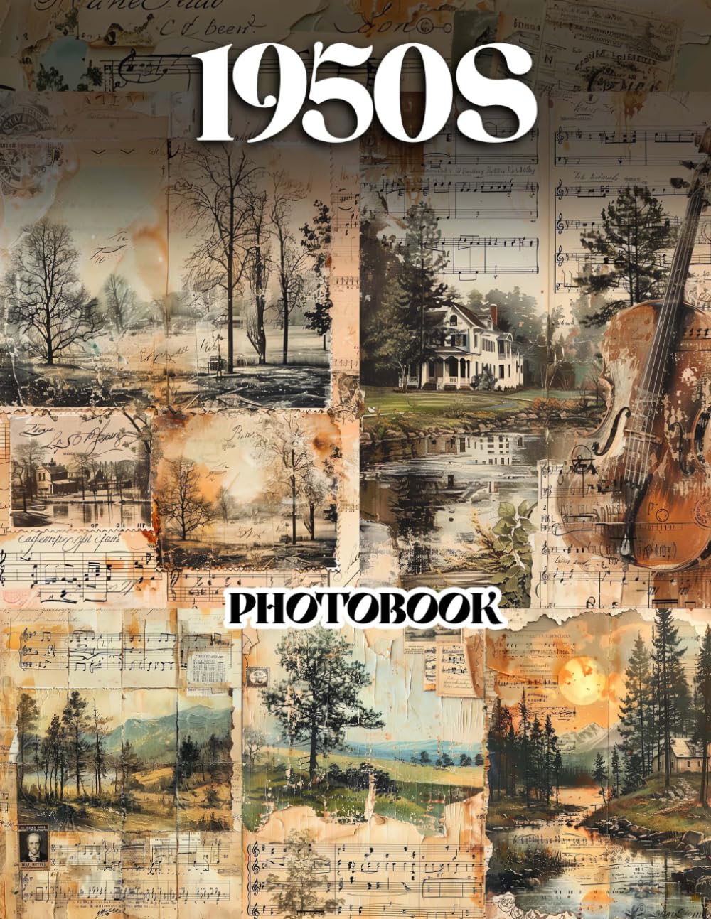 1950s Photo Book: Vintage Art Photography Collection Featuring Classic Mid Century Style And Nostalgic Everyday Scenes