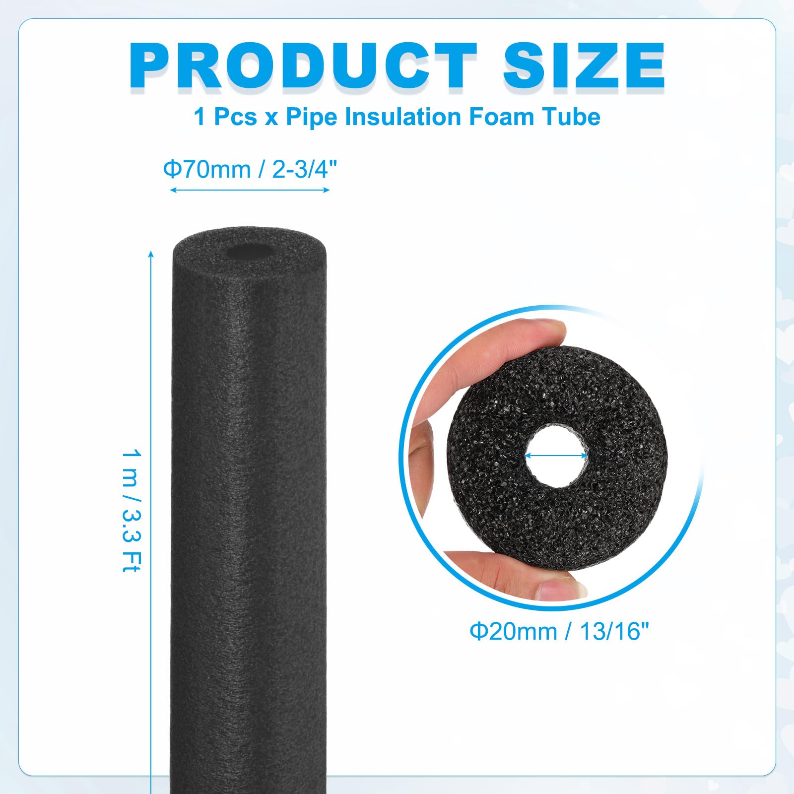 PATIKIL Pipe Insulation Foam Tube - Image 2