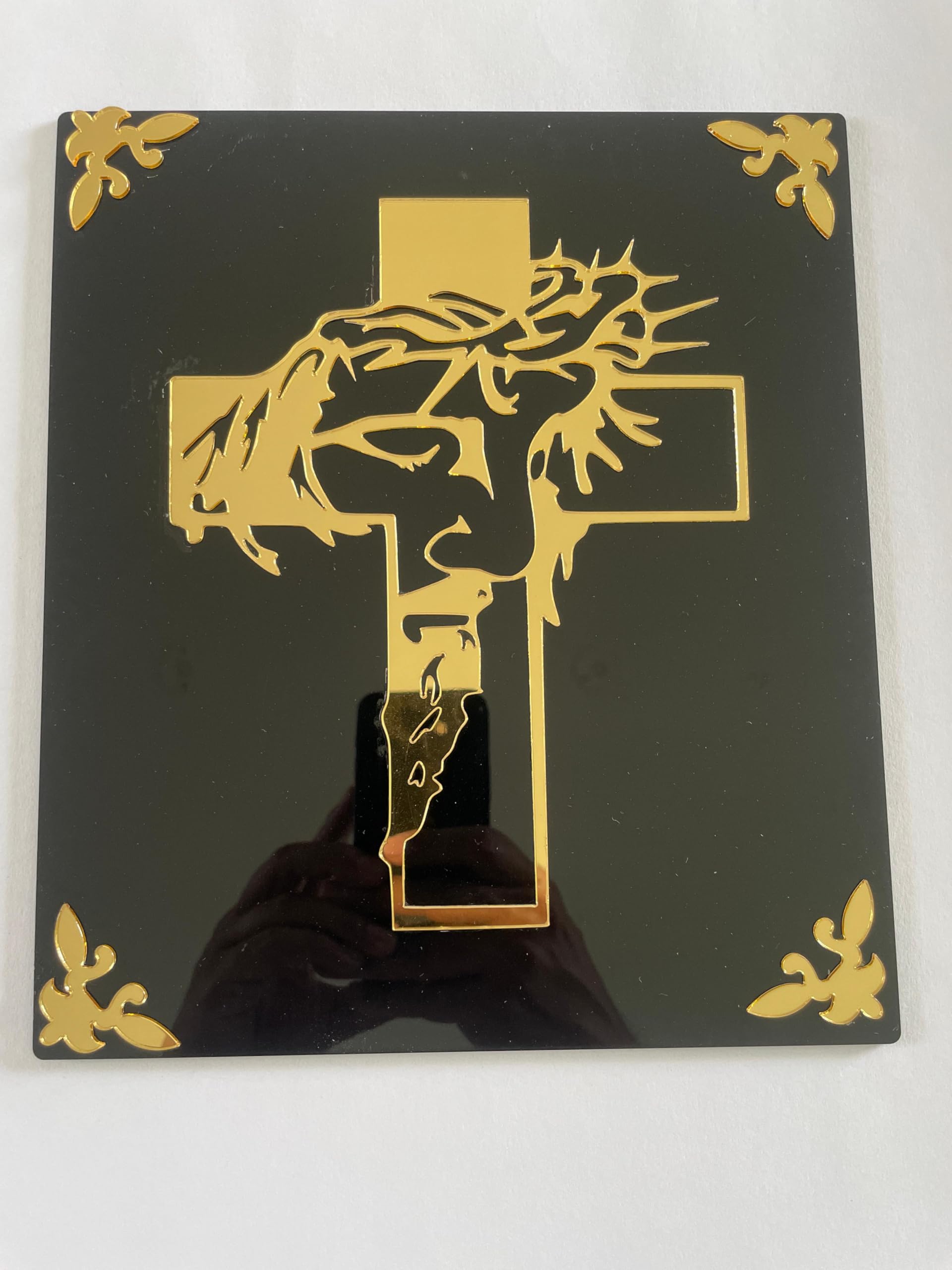 Hillfox Jesus Christ Wall Decor 2D Photo Frame, 22x20 cm, Premium