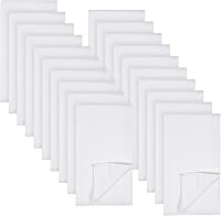 Gerber Birdseye Flatfold Cloth Diapers 20 Pack - 100% Cotton, Soft Absorbent 24x27" Prefolds for Babies, Burp Cloths & Cleaning