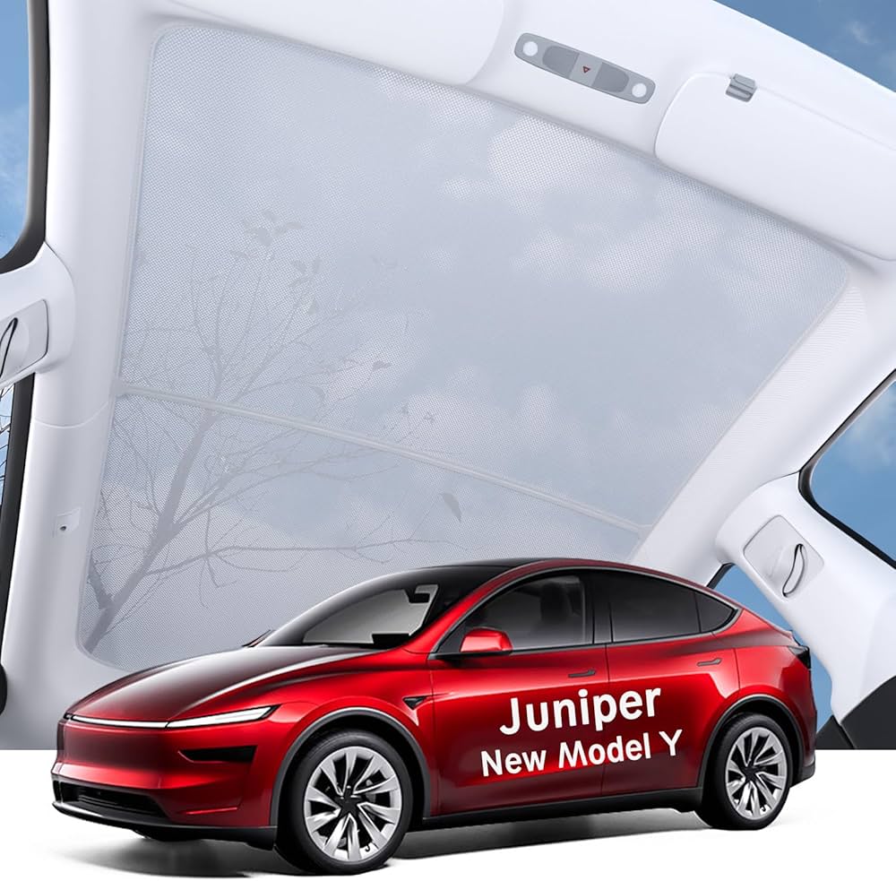 Tesla純正 Model Y Juniper サンシェード Amazon.com: SUMK 2025 Upgrade Sunshade Roof for Tesla Model