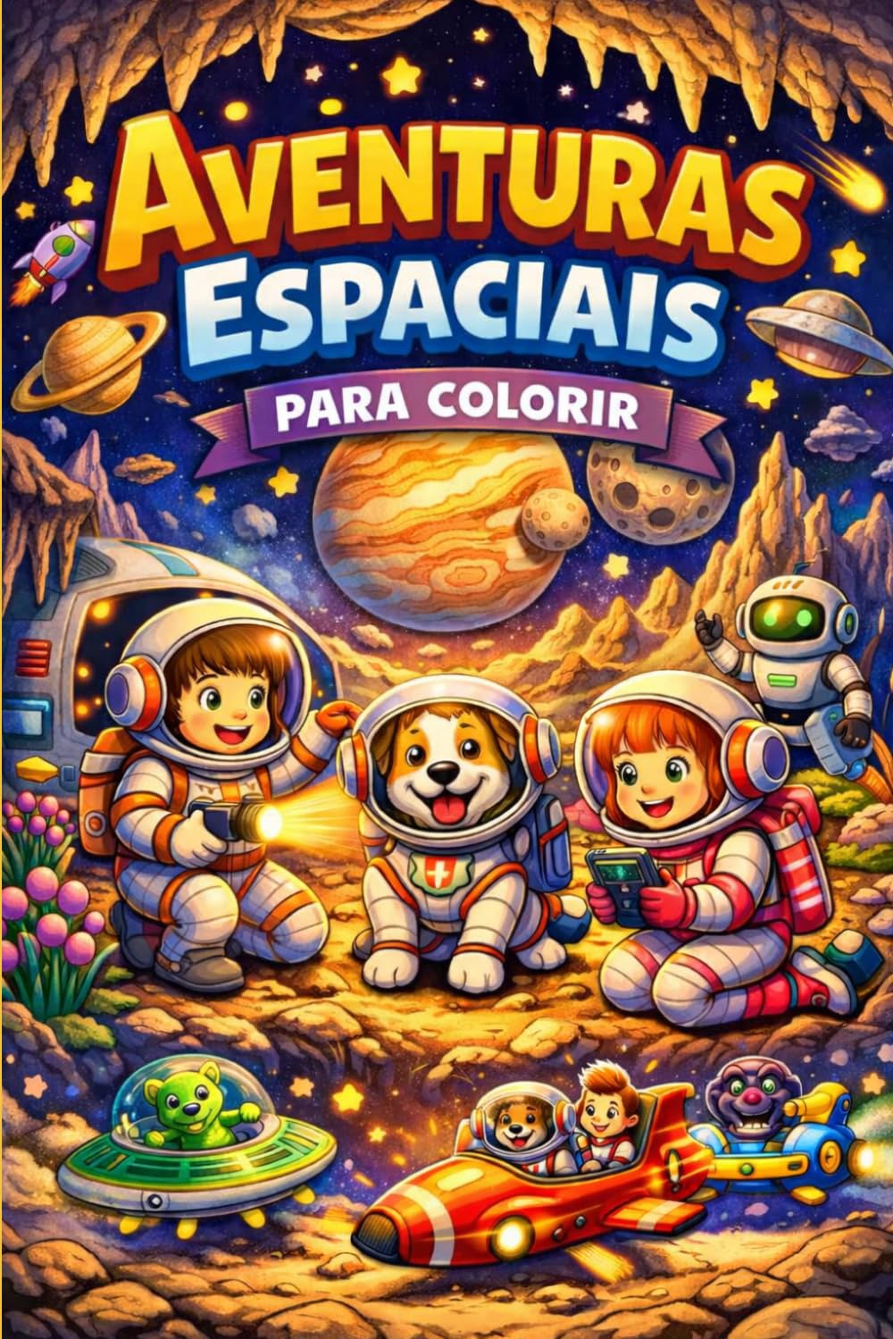 Aventuras Espaciais: O Espaço para Colorir