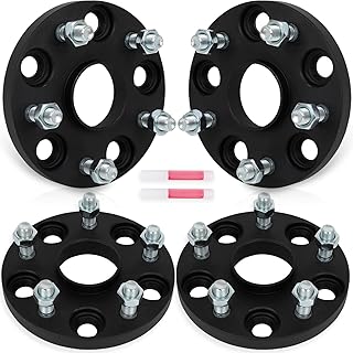 SCITOO 4Pcs 5x4.5 Wheel Spacers 15mm Bore 56.1mm Studs 12x1.25 5 Lug Wheel Spacers Fit for Subaru WRX STI 2015-2020,for Subaru WRX 2015-2020