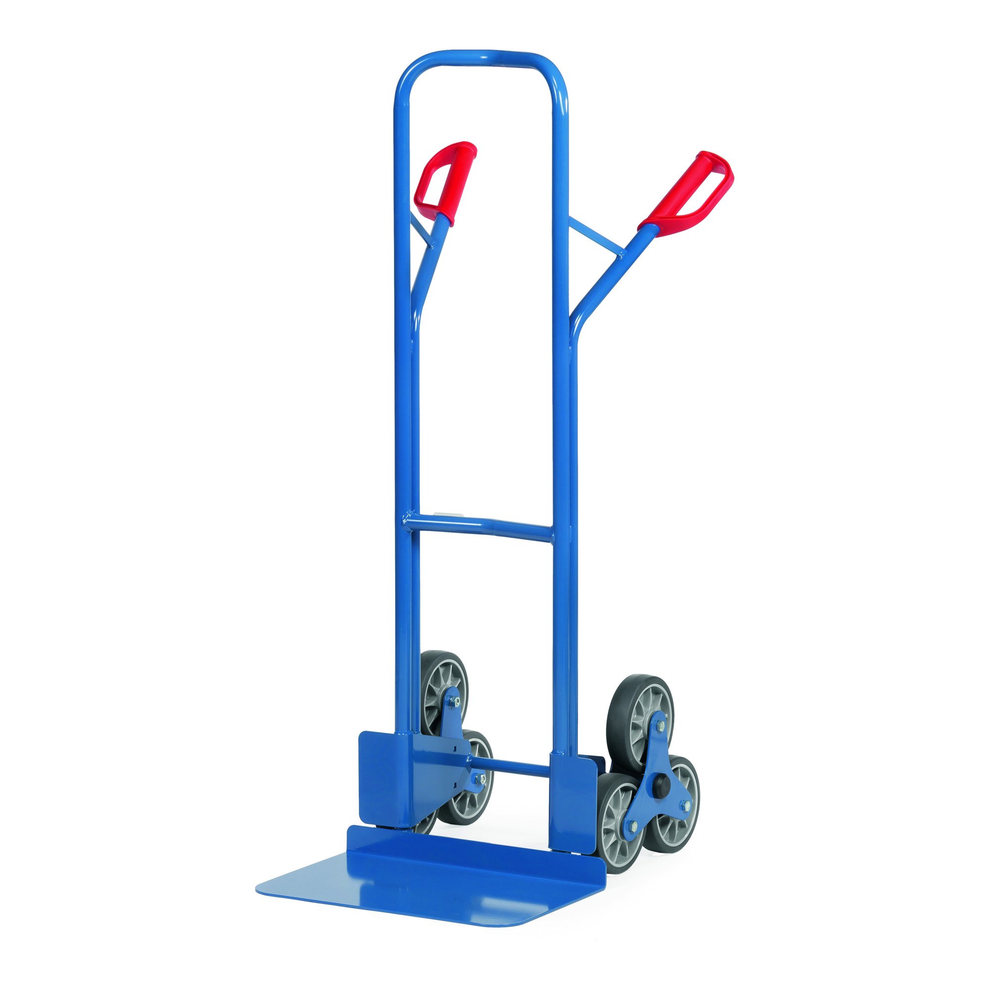 Fetra Transportgeräte mczea326 Schubkarre mit Kautschuk, 590 mm breite x 1300 mm Höhe, 300 mm x 480 mm Plattform Durchmesser
