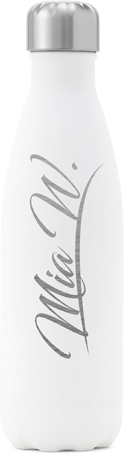 Sofia's Findings Personalized | Custom Engraved Water Bottle | Groomsmen Gift | Stainless Steel Vacuum Insulated Water Bottle | Keeps Your Drink Hot & Cold | 17 Oz (500 ml)