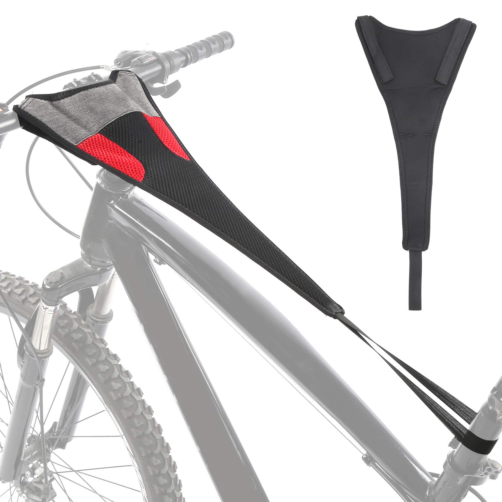 Copertura Protettiva per Protezione dal Sudore per Telaio Bici Regolabile - Super Assorbimento del Sudore - per Allenamento in Bicicletta all'aperto e al Chiuso