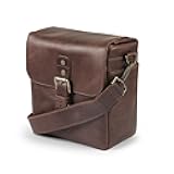 MegaGear Genuine Leather Camera Messenger Bag Mirrorless Portable electronic device cover