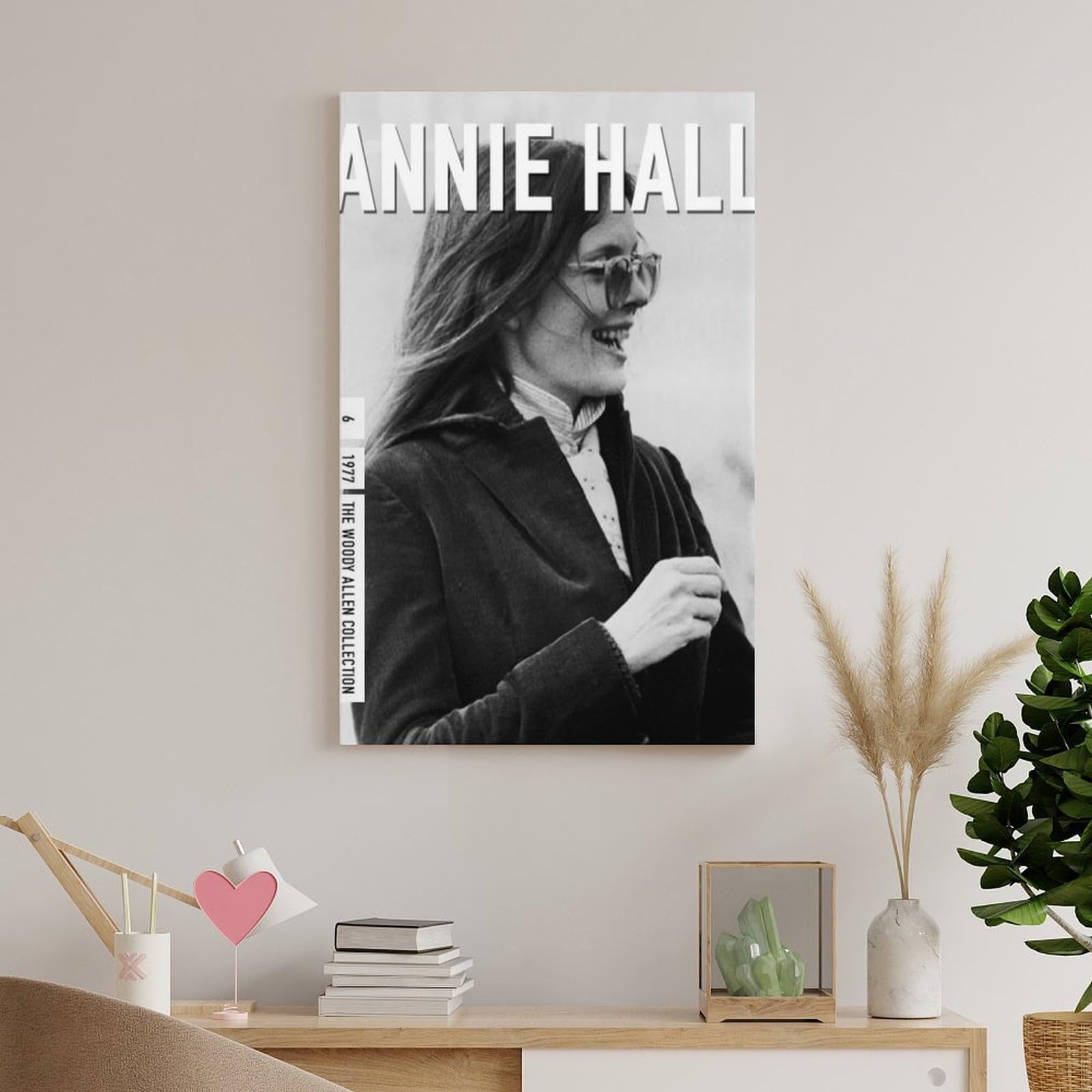 Annie Hall - Poster classico del film (19), stampa artistica da parete su tela, poster per foto, decorazione per la stanza, 60 x 90 cm