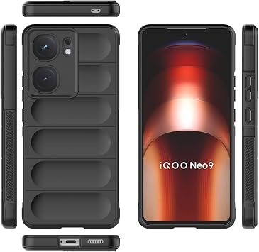 For Vivo iQOO Neo 9 Phone Case Silicone Case Slim Case Full Body Protection Shock Resistant Scratch Resistant Soft Inner Fiber Flocking Case For Vivo iQOO Neo 9
