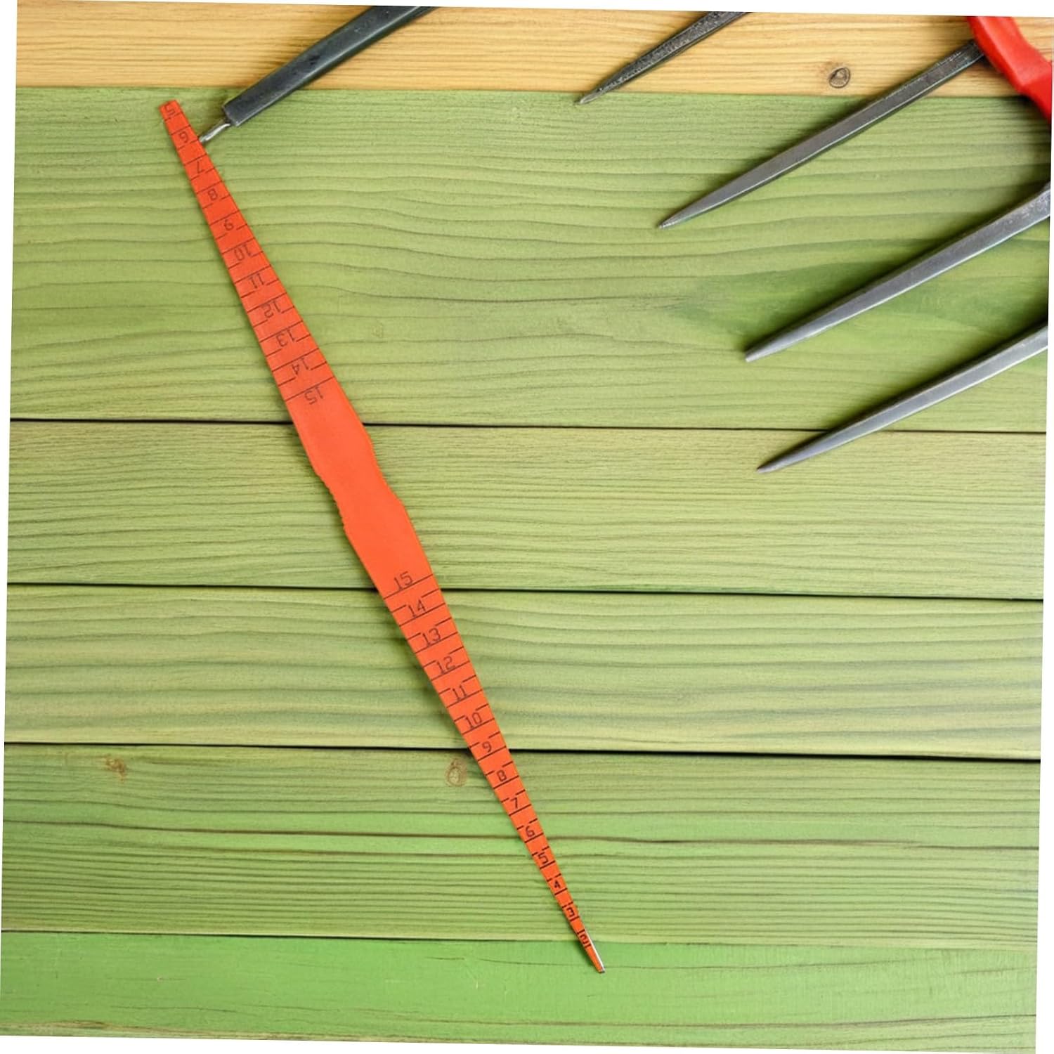 Plastic Car Door Panel Gap Gauge Measuring Tool Engine Hood Ruler for Vehicle Surface Check