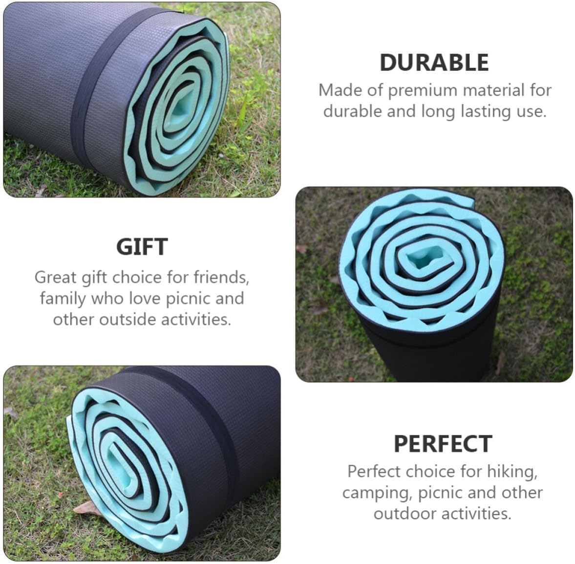 Eva Egg Crate Foam Sleeping Mat for Hiking and Camping Foldable Cushion