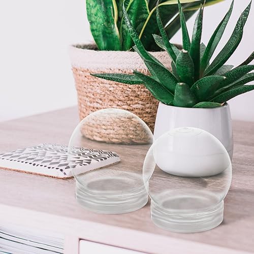 Miniatura 3 de IMIKEYA Globo de agua de Navidad, globo de agua, globo de plástico de Navidad con tapa de rosca, tarro de globo de agua rellenable transparente,