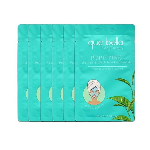 Que Bella Máscara purificante de árbol de té y bruja de avellana 05 oz