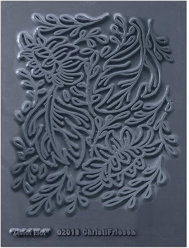 Miniatura 6 de AVES Co Sello de arcilla con textura de goma impresiona con los sellos Christi Friesen, textura de Van Gogh, uso con todo tipo de arcilla, papel y