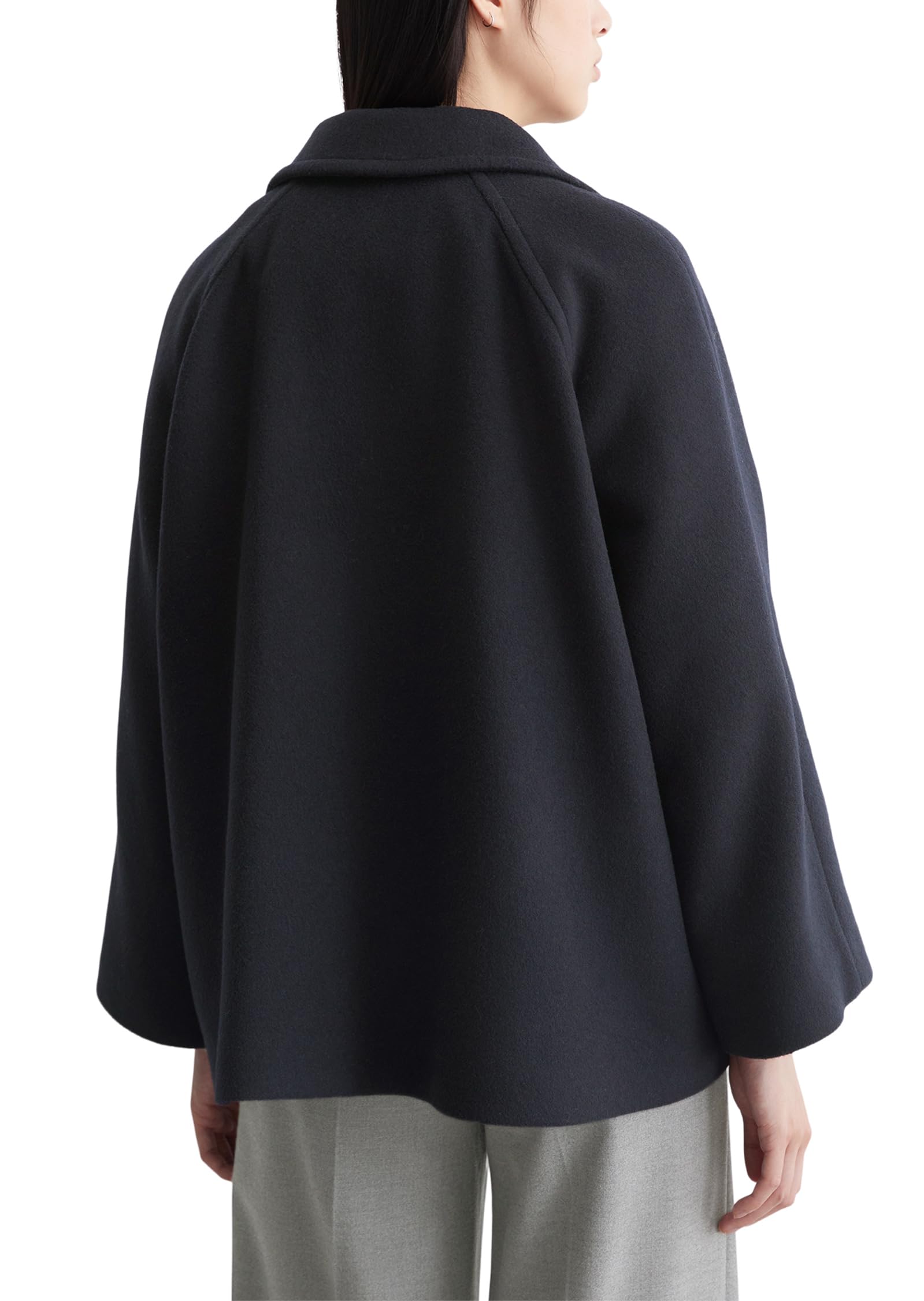 Marc O'Polo Damen Cabanjacke mit Reverskragen elegant