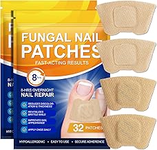 Fungal Nail Patches 64 Pcs,Fungus Treatment Extra Strength,Nail Repair for Damaged Nails,8-Hour Nail Treatment Restores Healthy Appearance for Men and Women(pads)