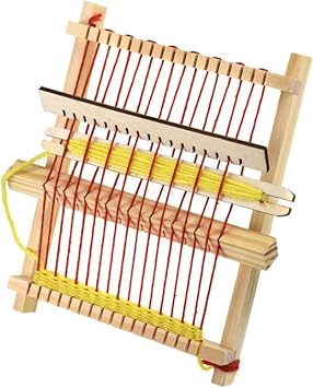DIY Mini Wooden Kit Hand-Knitted Machine DIY Weaving Machine Handmade Knitting Woven Tool Set for Beginners