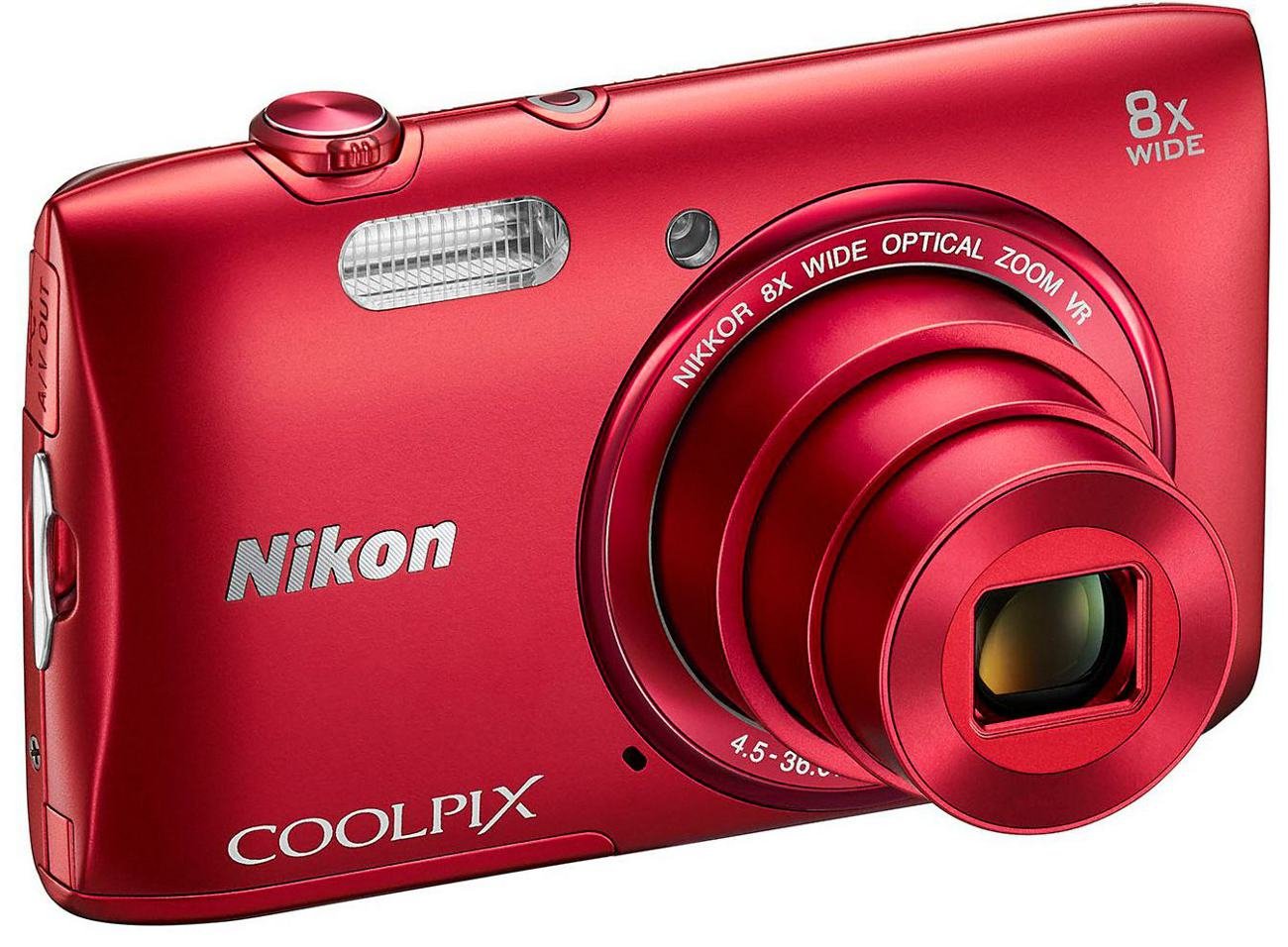 Nikon S3600 - Digital camera - red: Amazon.co.uk: Electronics & Photo