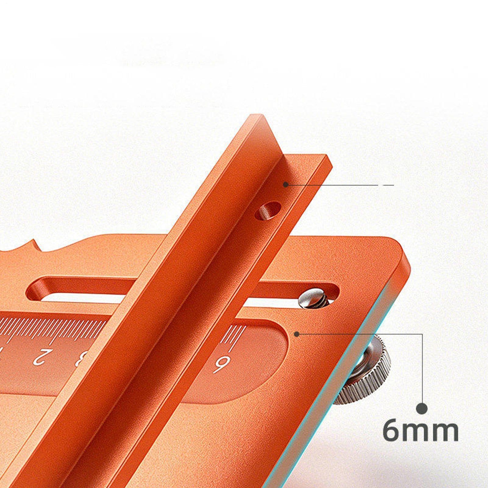 Placa de inserción de mesa de enrutador de aluminio, estable