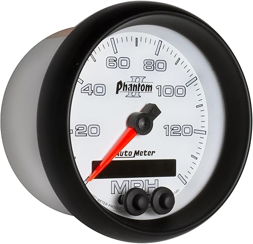 Auto Meter 7580 PHANTOM II 3-38" Velocímetro GPS (0-140 MPH)