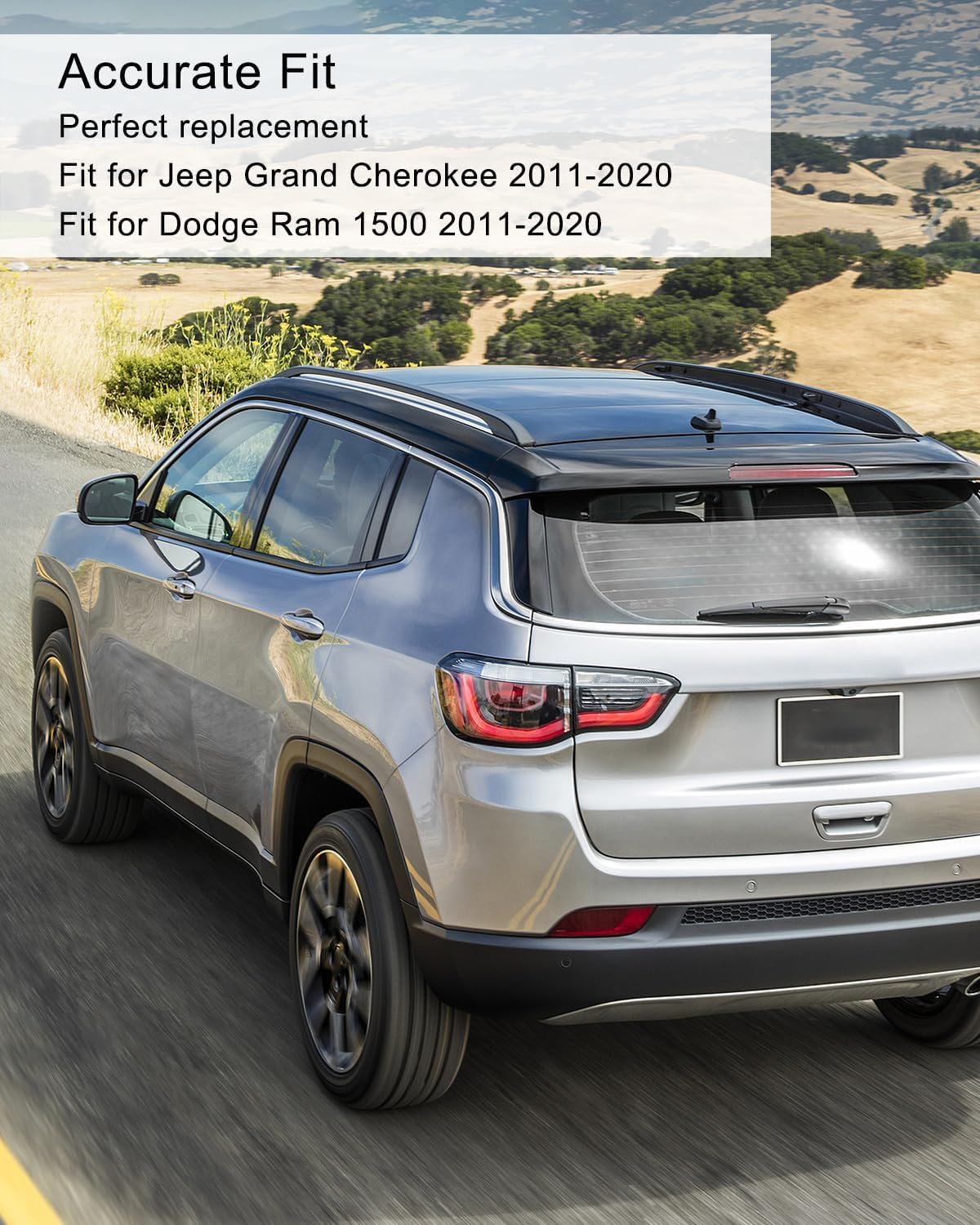 2 PCS Air Suspension Elbow Air Strut with Hose Repair Kit Fit for Jeep Grand Cherokee Quadra Lift 2011-2020, Replace 68084809AA